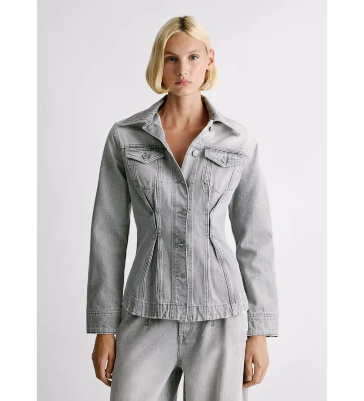 Pepe Jeans para mujer. PL4024391 Chaqueta Bella azul (L), Casual, Denim