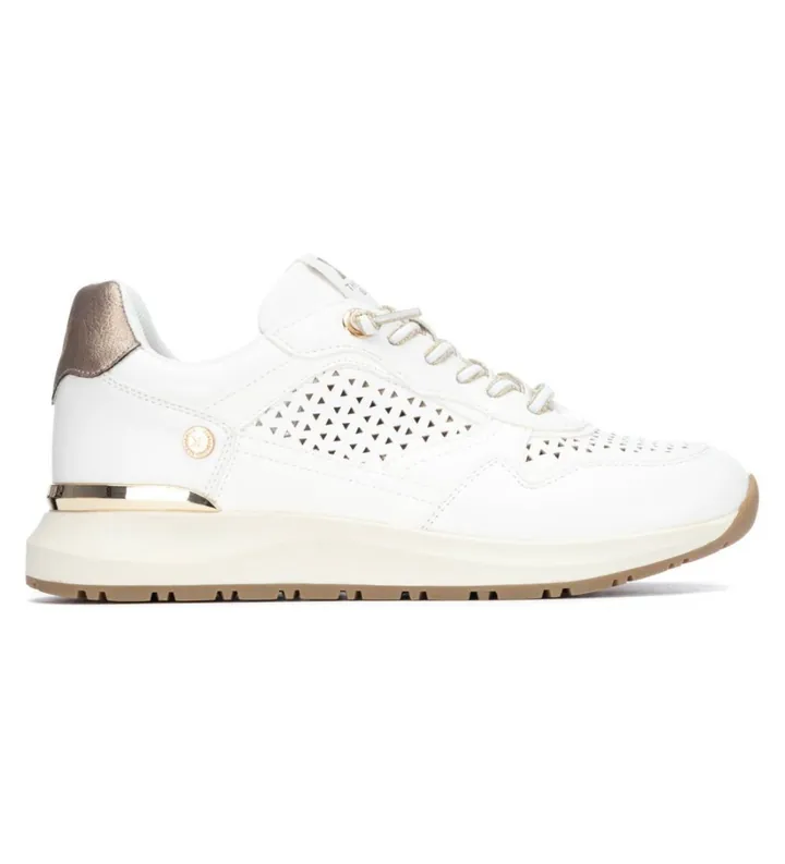 Xti para mujer. 14520302-BLANCO Zapatillas 145203 blanco (36), Tela, Plano, Cordones, Casual