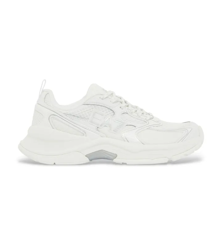 EA7 unisex. X8X249_XK446 Zapatillas Predator blanco (35 1/3), Tela, Plano, Cordones, Casual