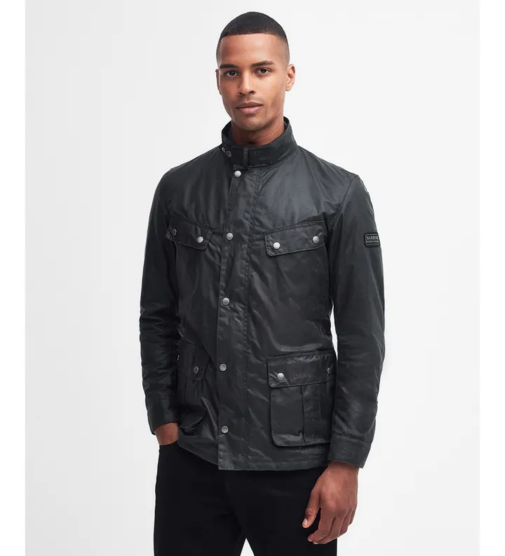 Barbour para hombre. MWX0337 Chaqueta Duke Wax verde salvia (3XL), Casual, Algodón