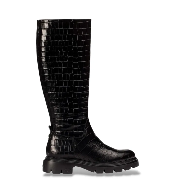 Wonders para mujer. A-4304_5634_5792 Botas Efecto Craquelado Negro (36), 1 a 3cm, Cremallera, Casual