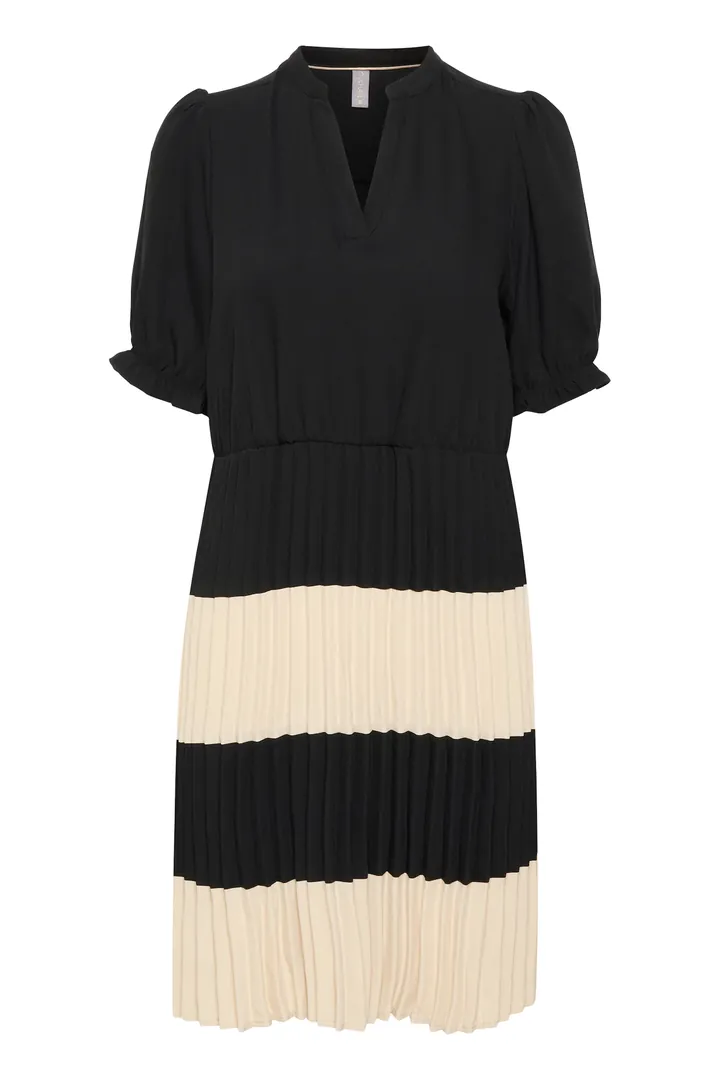 CULTURE Vestido 'CU Betty' beige / negro