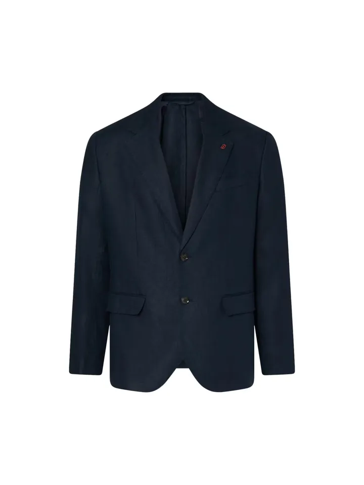 Liu Jo Chaqueta saco 'LIU JO UOMO GIACCA BLAZER LINO GIACCA' azul oscuro