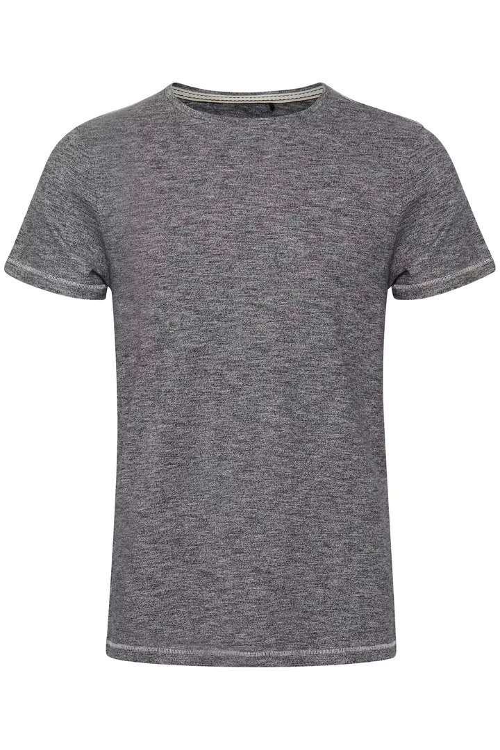 BLEND Camiseta 'MUDDY' gris moteado