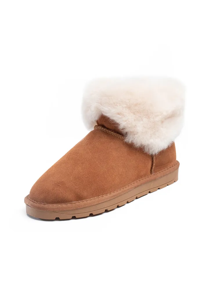 Gooce Botas 'Fury' marrón / blanco