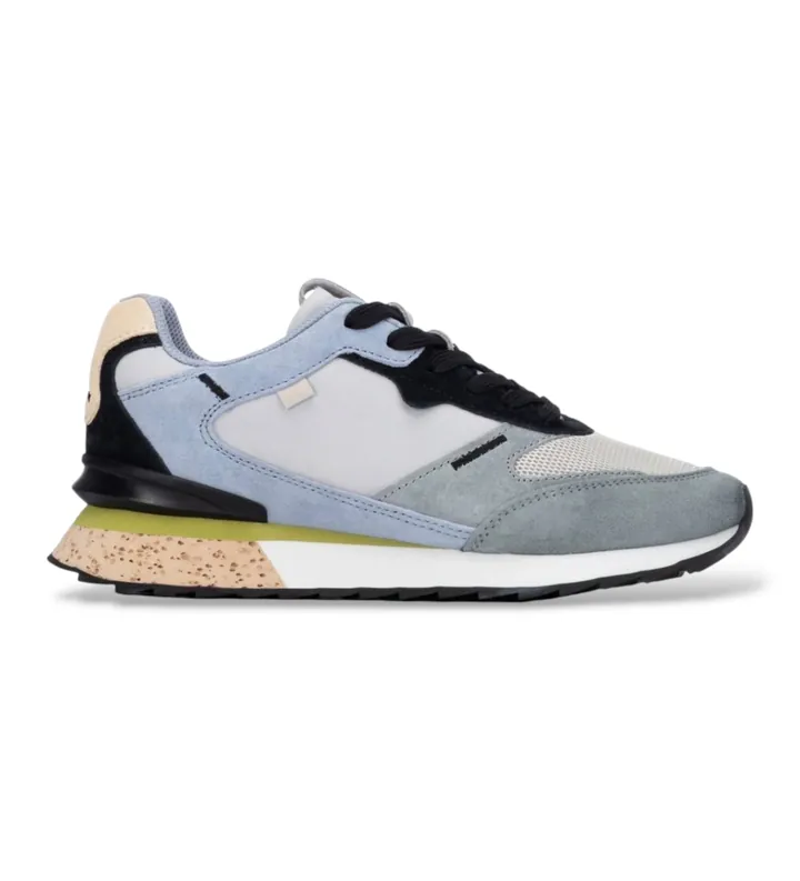 Xti para mujer. 14634903-AZUL Zapatillas 146349 azul (36), Plano, Serraje, Cordones, Casual