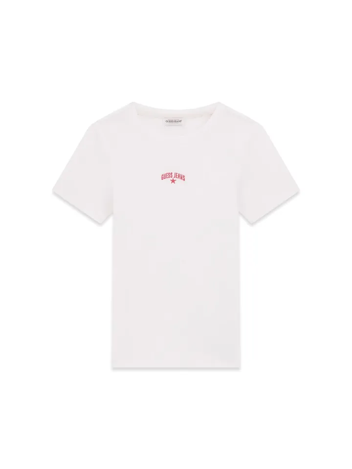 GUESS JEANS Camiseta rojo / blanco