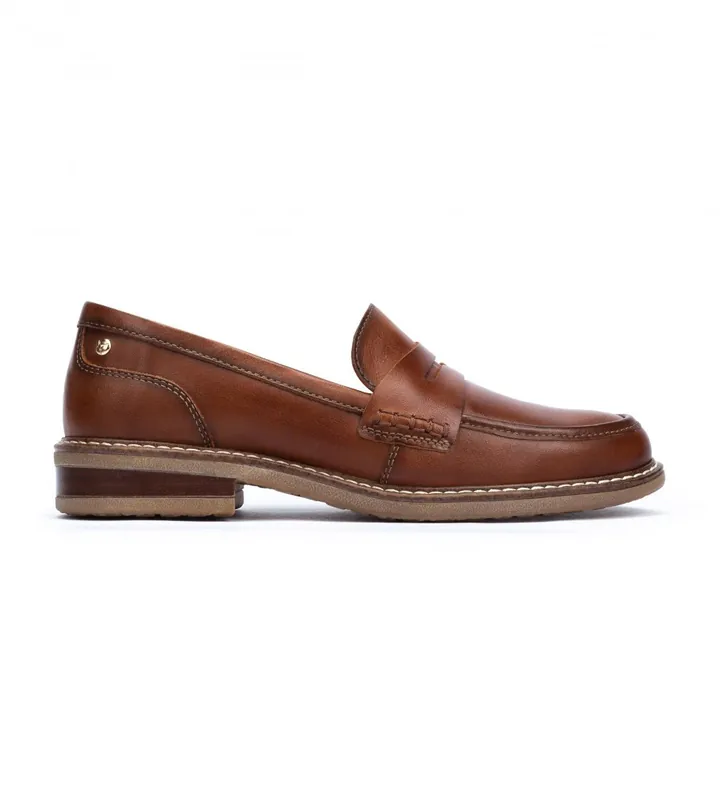 Pikolinos para mujer. W8J-3541 Mocasine sde piel Aldaya W8J-3541 cuero (36), Plano, 1 a 3cm, Ninguno, Casual