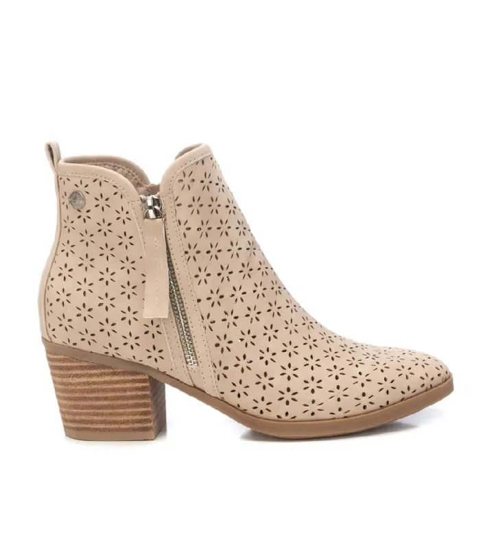 Refresh para mujer. 17278401-BEIGE Botines 172784 beige (36), 5 a 8cm, Cremallera, Casual