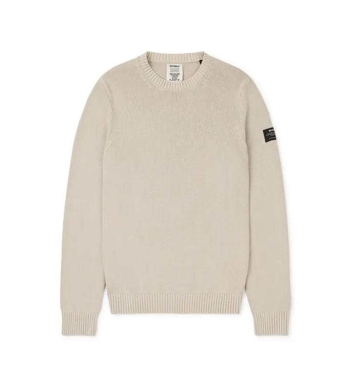 ECOALF para hombre. MCMGAKNTAIL00639S25-241 Jersey Tail beige (L), Casual, Algodón Orgánico, Sostenible