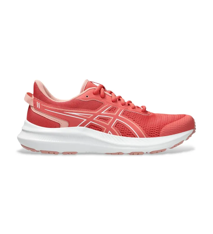 Asics para mujer. 1012B757 Zapatillas Jolt 5 rojo (35), Plano, Cordones, Casual, Deportivo, Running, Multideporte