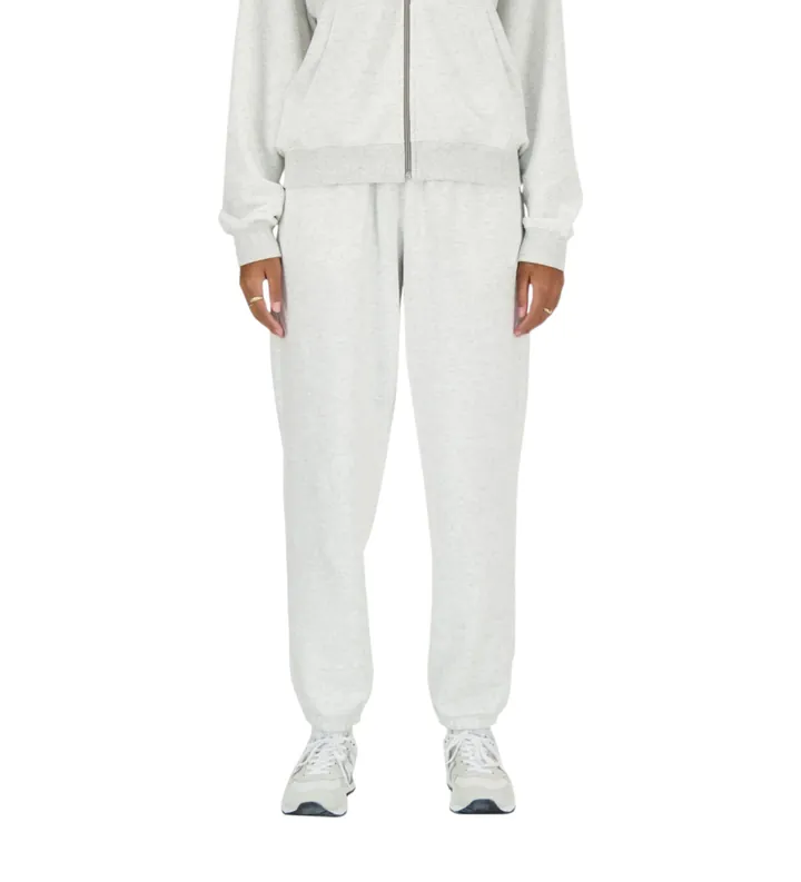 New Balance para mujer. WP41500 Pantalón Jogger Sport Essentials gris (L), Casual, Algodón