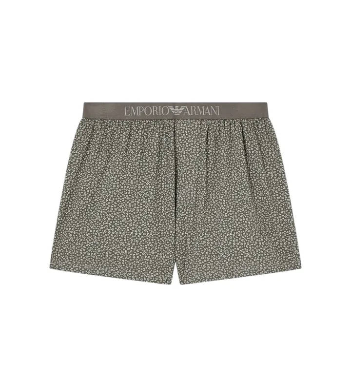 Emporio Armani para hombre. EM000798_AF18885 Bóxers Pattern Mix verde (L), Homewear, Algodón