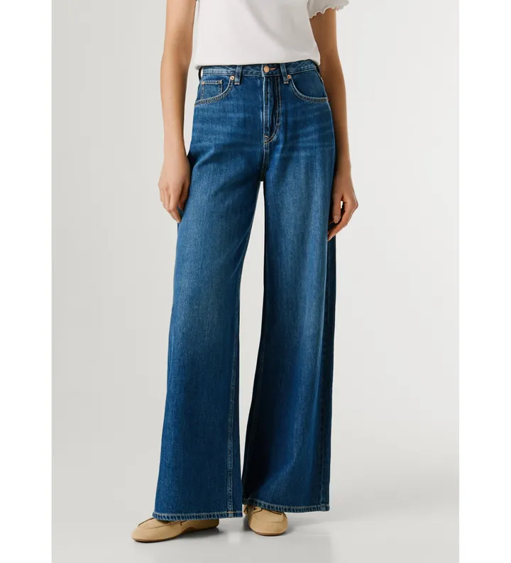 Pepe Jeans para mujer. PL20474044F2 Jeans Jaimy azul (26/32), Casual, Algodón, Denim