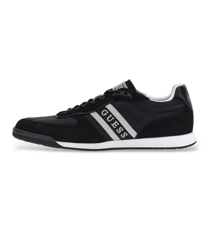 Guess para hombre. FMTDIVSUE12 Zapatillas Divin negro (40), Tela, Plano, Cordones, Casual