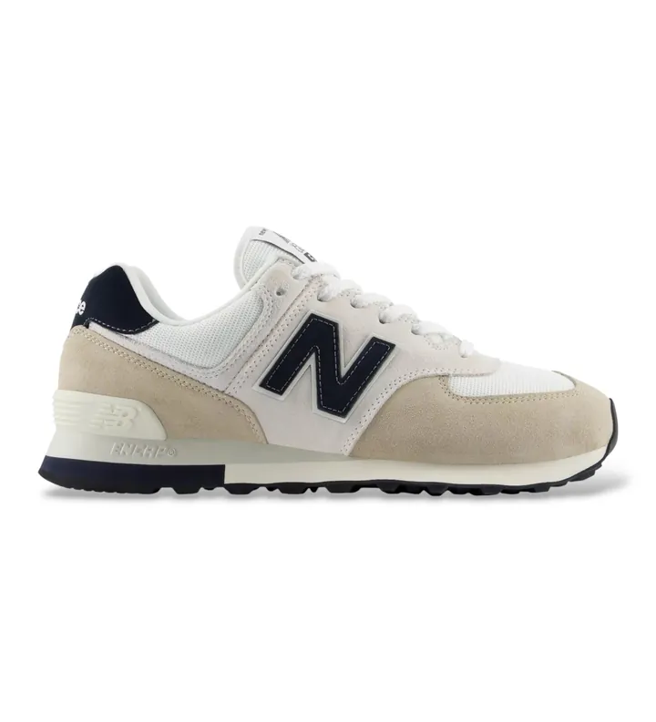 New Balance unisex. U574V2_LI Zapatillas 574 blanco (41.5), Plano, Cordones, Casual