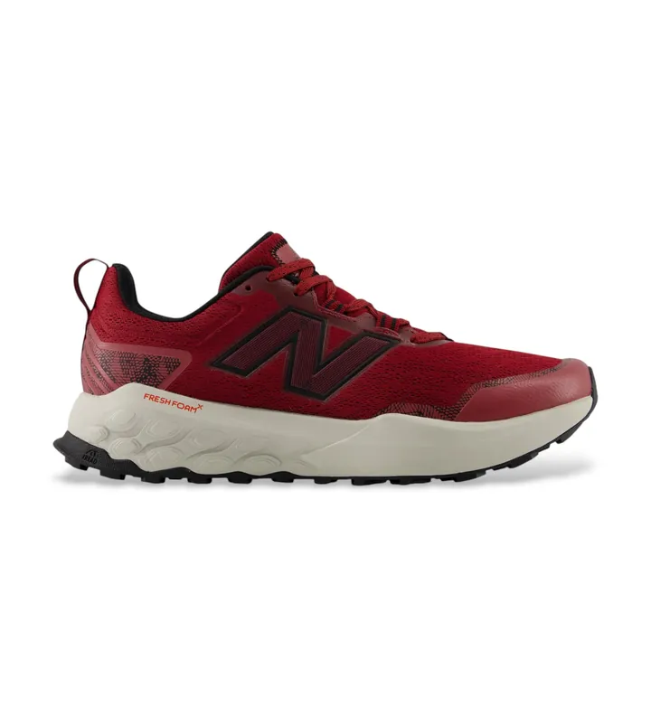New Balance para hombre. MTGAROV2 Zapatillas Fresh Foam Garoé V2 rojo (40.5), Plano, Cordones, Casual, Deportivo, Outdoor, Running