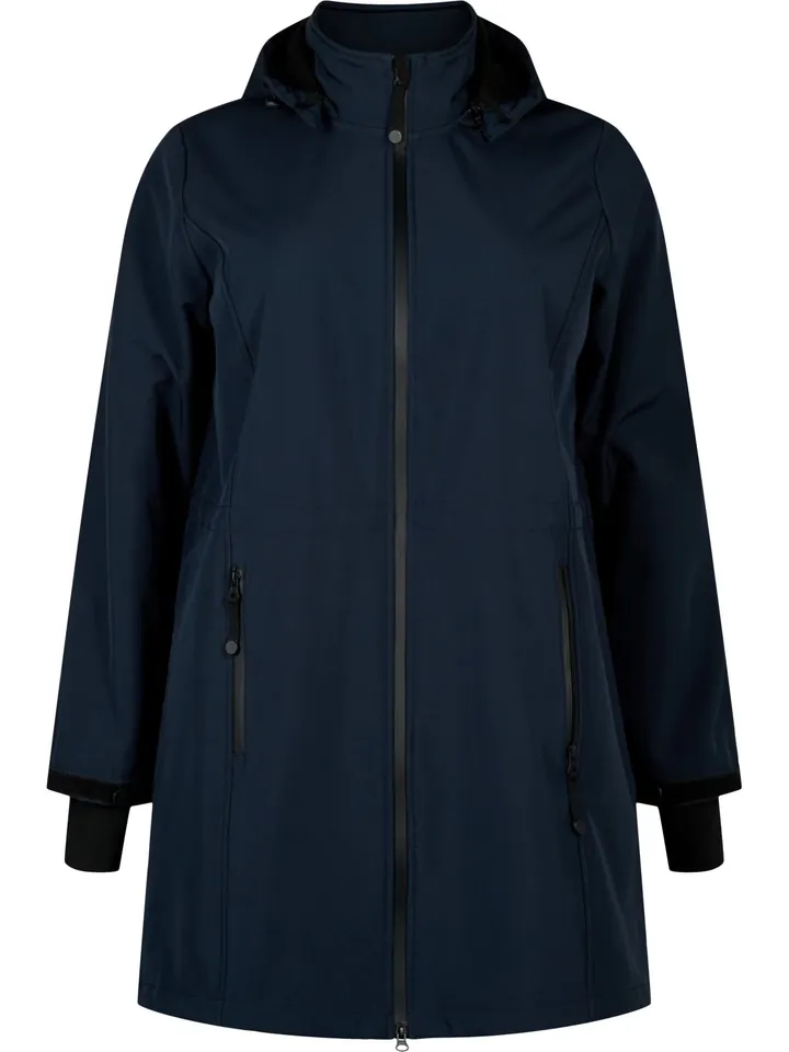 Zizzi Chaqueta funcional navy / negro
