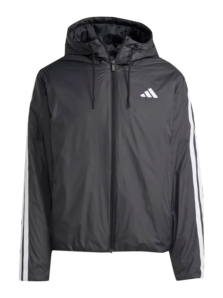 ADIDAS SPORTSWEAR Chaqueta deportiva 'ESS' negro / blanco