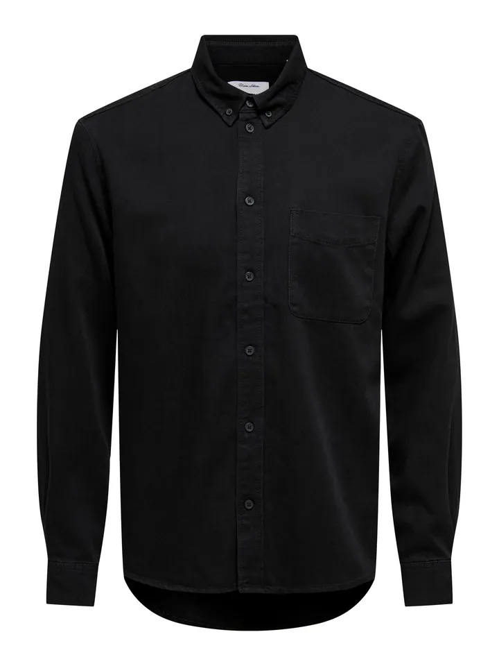 Only & Sons Camisa 'ONSORSON' negro denim