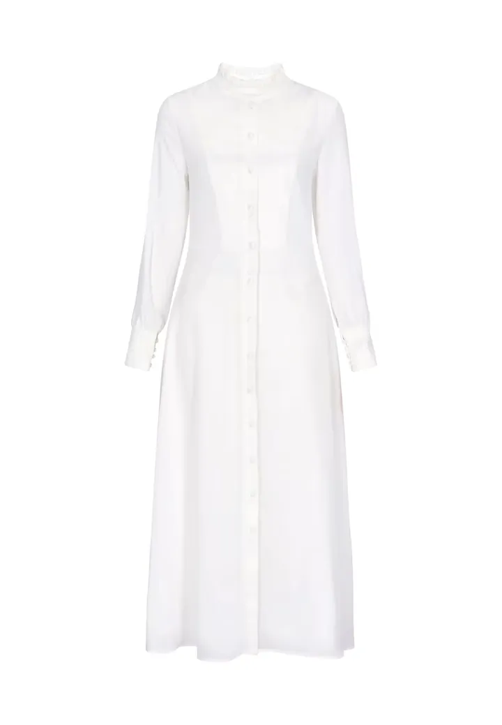 usha BLACK LABEL Vestido blanco