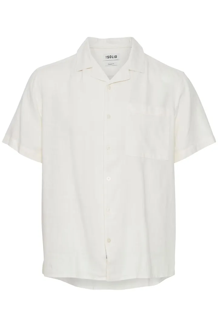 !Solid Camisa 'Allan'  blanco