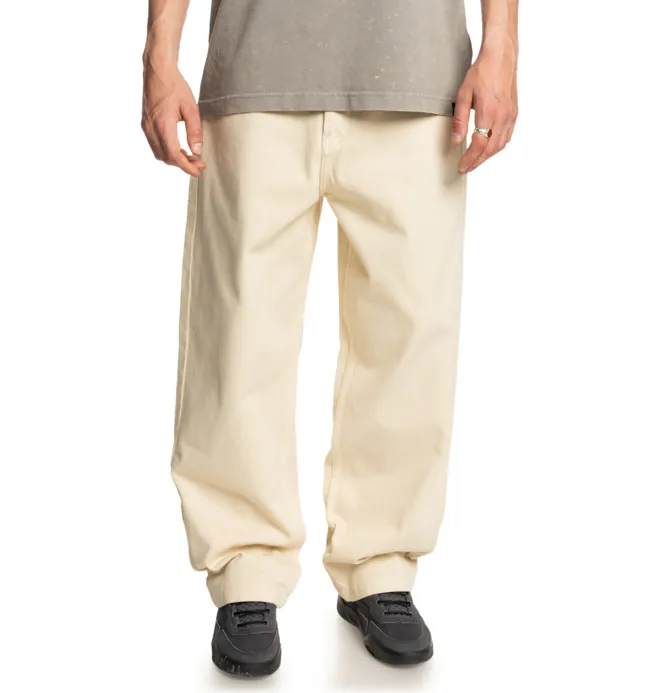 Worker Baggy Denim Roo - Pantalón vaquero Blanco Hombre