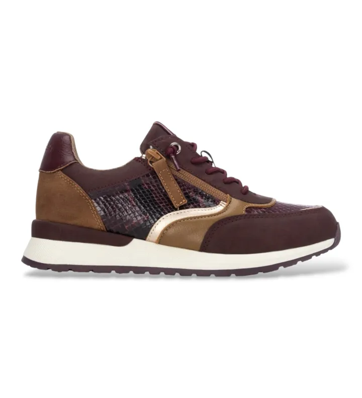 Refresh para mujer. 17610901-BURDEOS Zapatillas 176109 granate (36), Plano, Cremallera, Casual