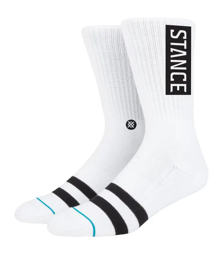 Stance Calcetines deportivos  negro / blanco