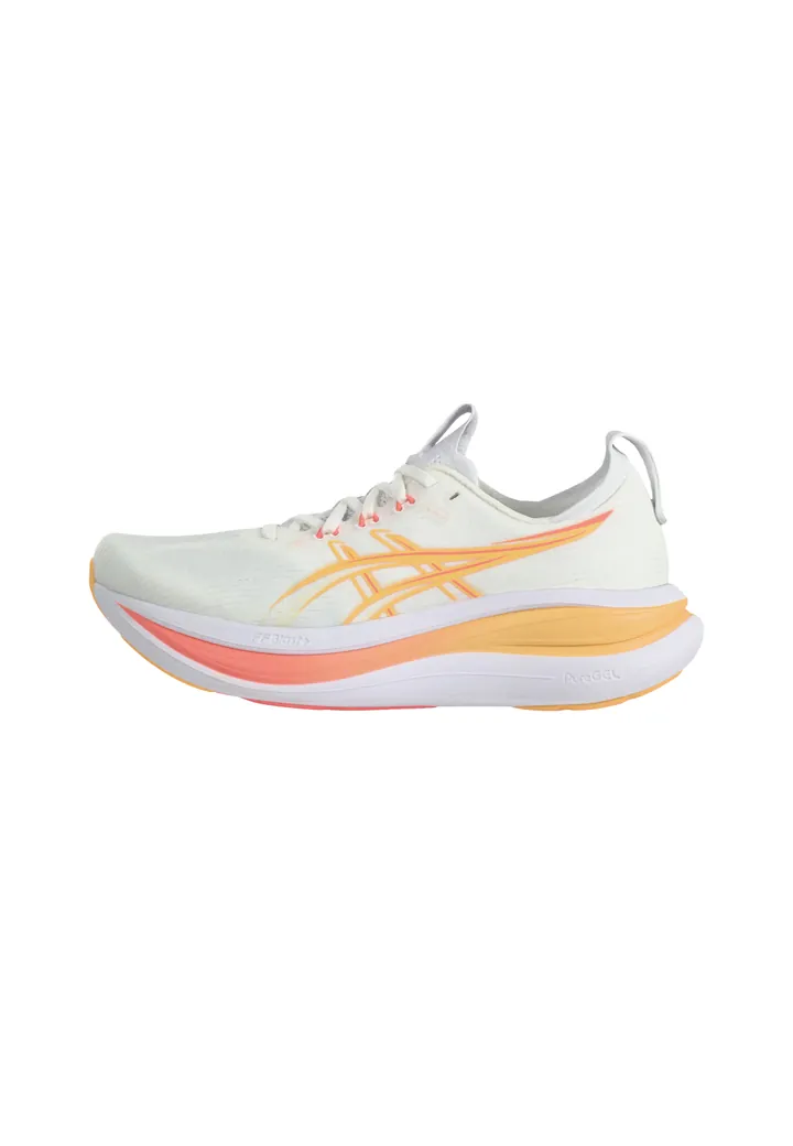 ASICS Zapatillas de running 'GEL-NIMBUS 28' crema / naranja / langosta