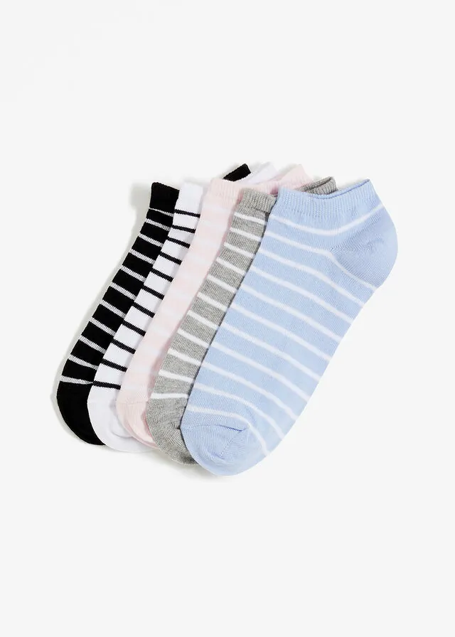 Calcetines deportivos con algodón orgánico (5 pares)