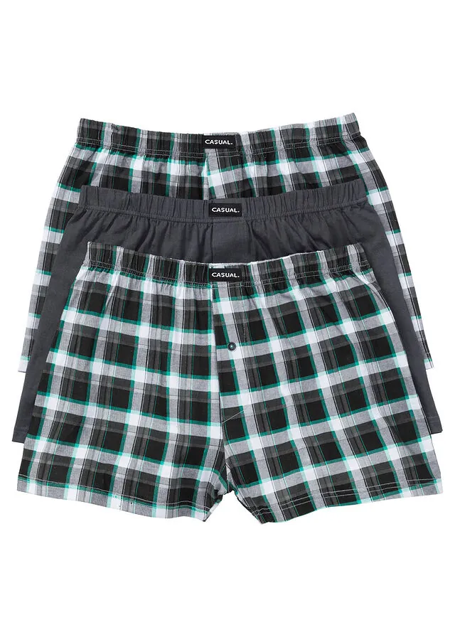 Boxers holgado de punto de algodón (3 unidades)