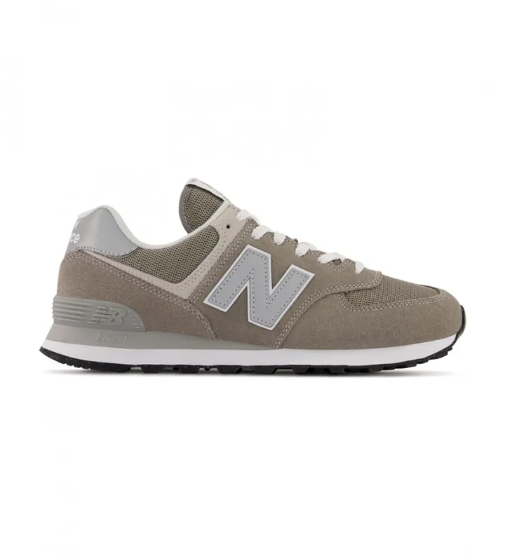 New Balance para hombre. ML574V3 Zapatillas 574 gris (40), Plano, Cordones, Casual