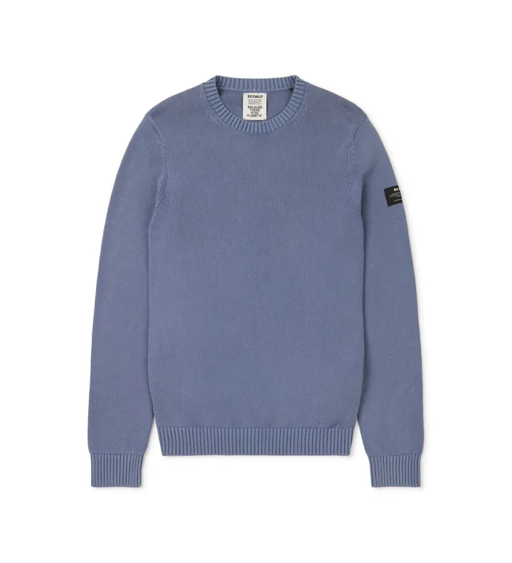 ECOALF para hombre. MCMGAKNTAIL00639S25-289 Jersey Tail lila (L), Casual, Algodón Orgánico, Sostenible