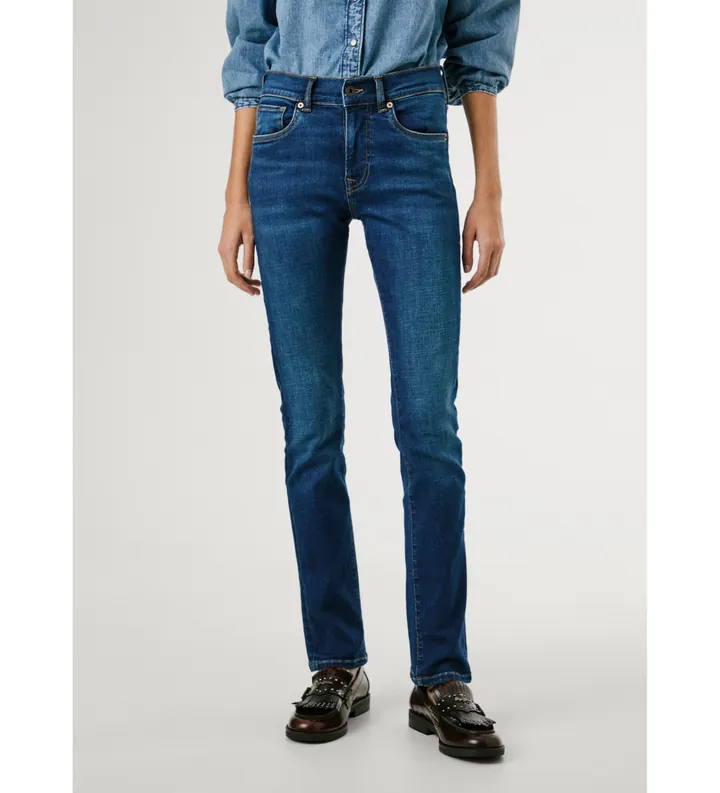 Pepe Jeans para mujer. PL2045895FB Jeans Slim Grace azul (24/30), Casual, Algodón, Denim