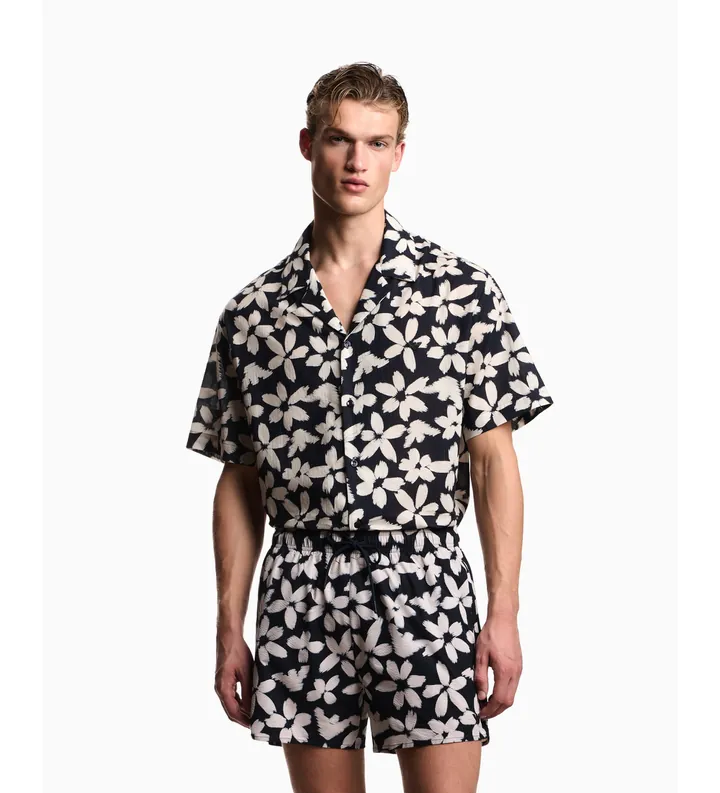 Emporio Armani para hombre. EM000583_AF20443 Bañador Eagle azul (L), Beachwear, Poliéster
