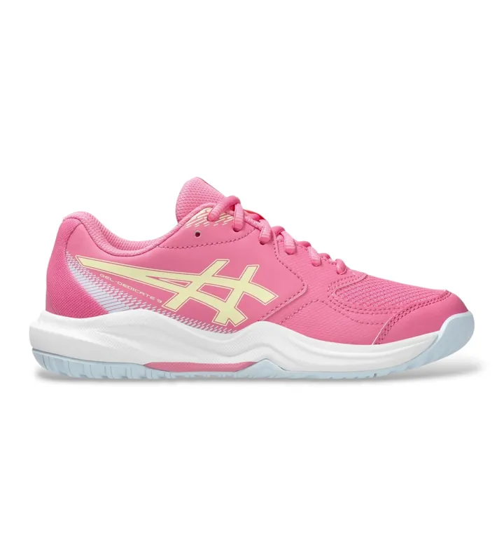Asics para mujer/niña. 1044A085 Zapatillas GEL-Dedicate 9 GS rosa (2.5USA=34.5), Plano, Cordones, Casual, moda infantil
