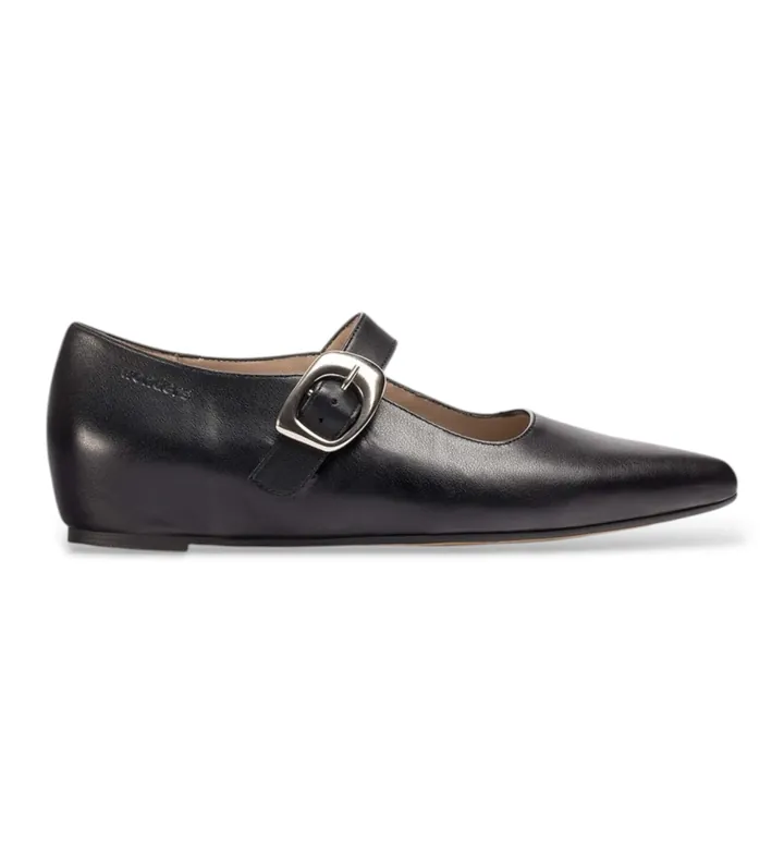 Wonders para mujer. A-3830_4387_5792 Bailarinas de Piel Triana 30 Negro (37), 1 a 3cm, Hebilla, Casual, Clásico