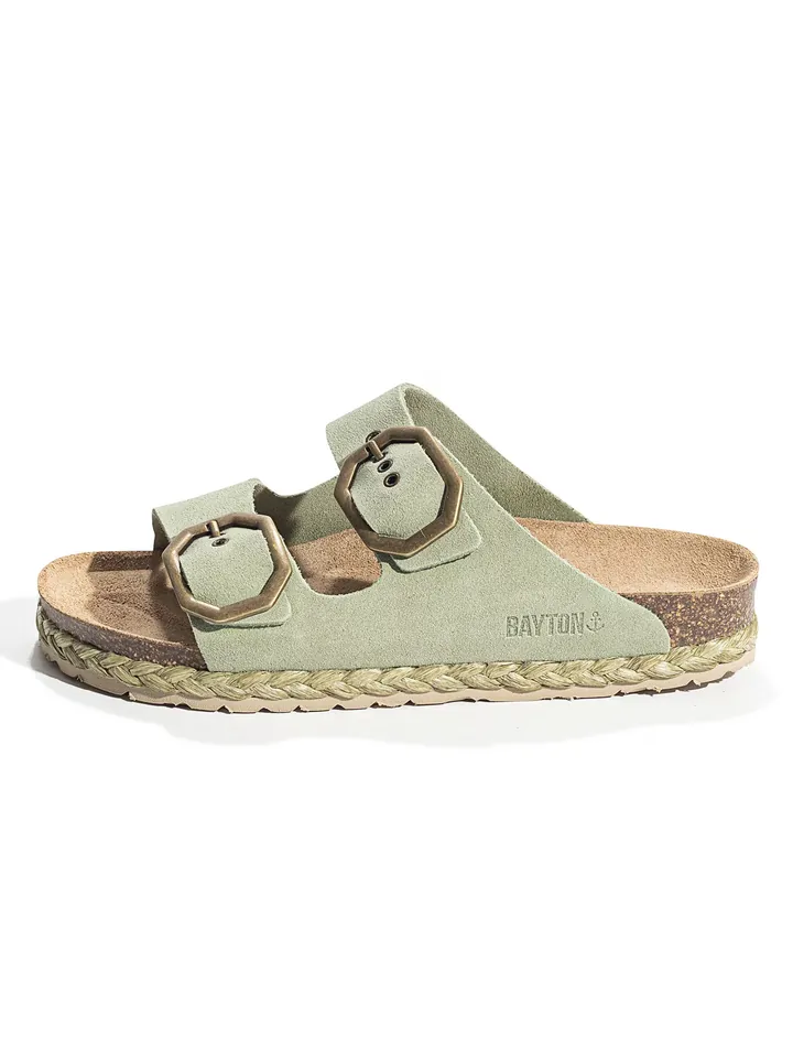 Bayton Zapatos abiertos 'Atlas' verde claro