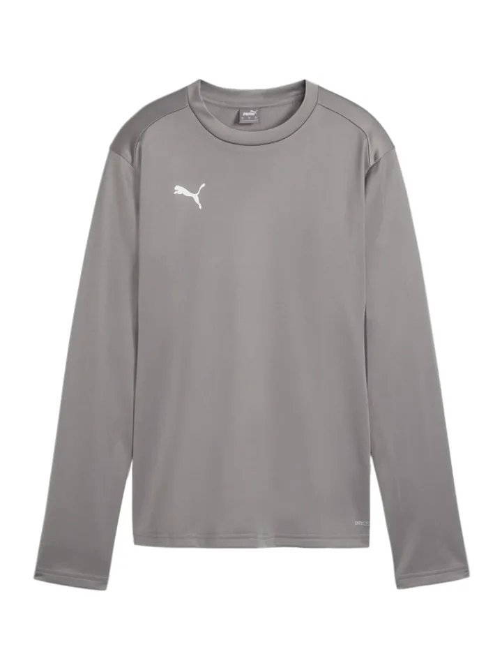 PUMA Camiseta deportiva gris / blanco