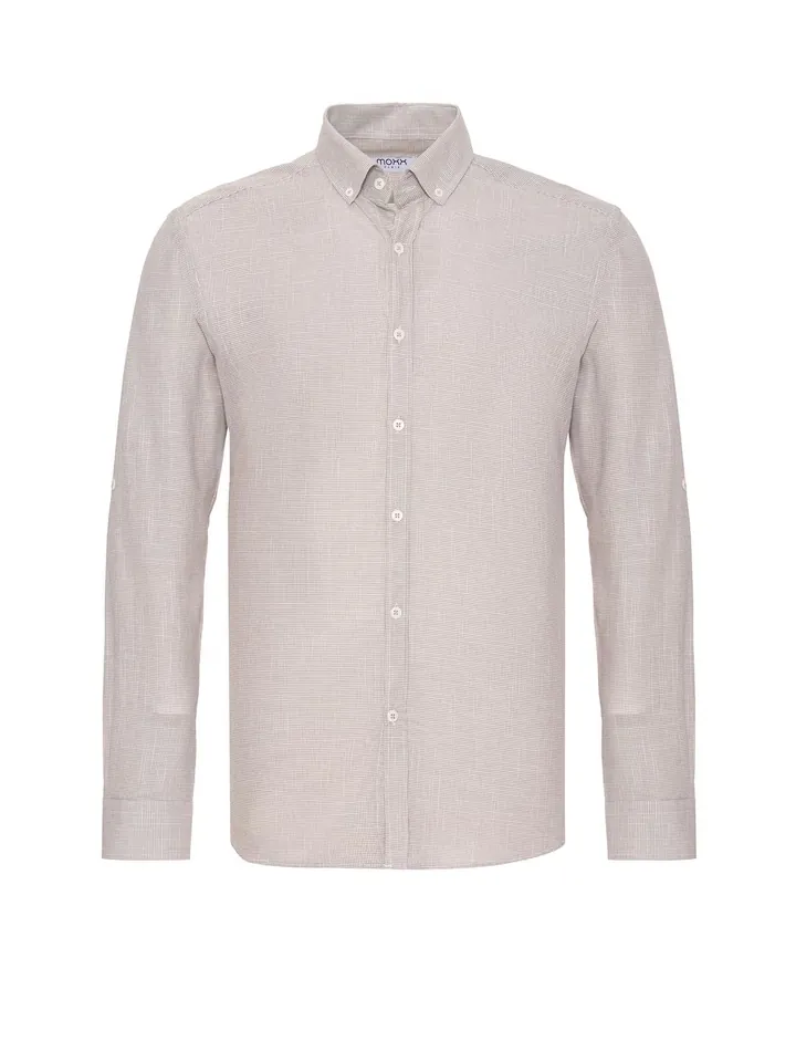 Moxx Paris Camisa  beige / gris