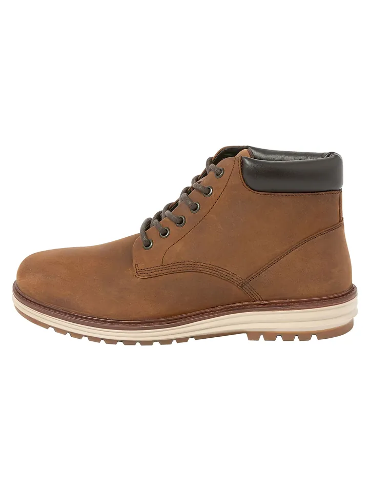 Next Botas con cordones  cognac