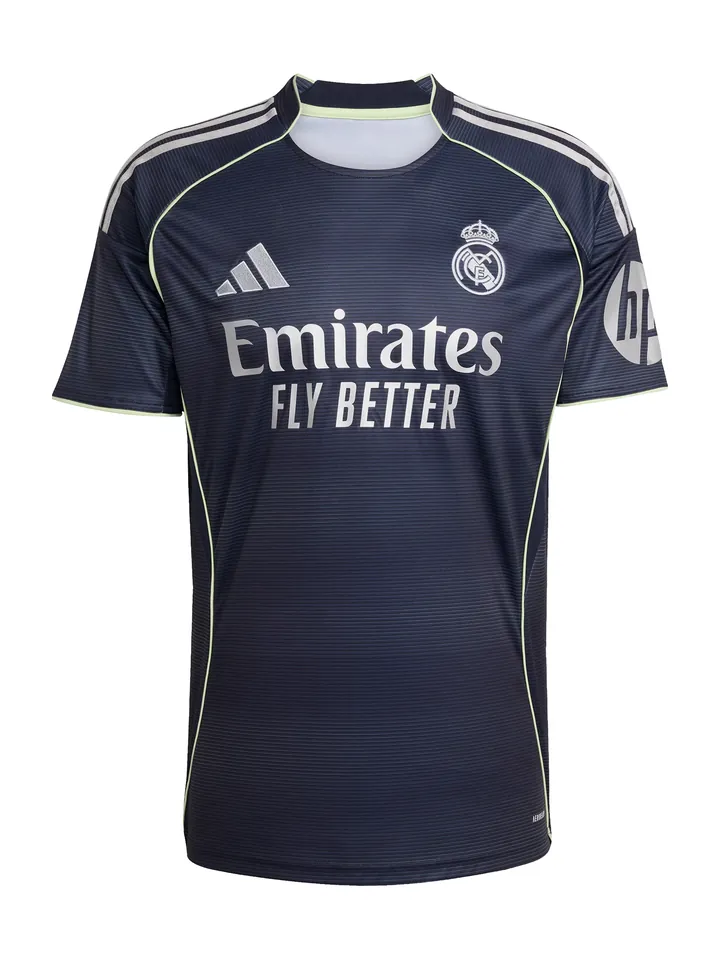 ADIDAS PERFORMANCE Camiseta de fútbol 'Real Madrid 25/26' gris claro / negro