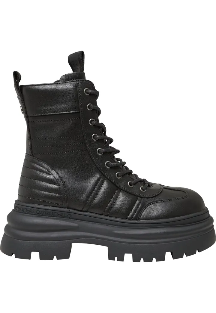 BUFFALO Botas con cordones negro