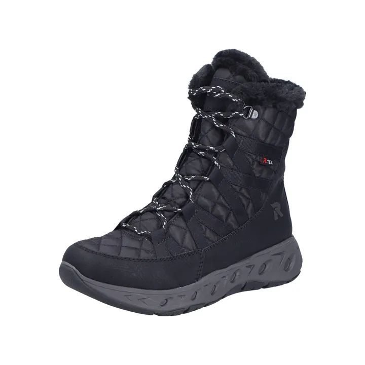 Rieker Botas ' M6540 ' gris / negro