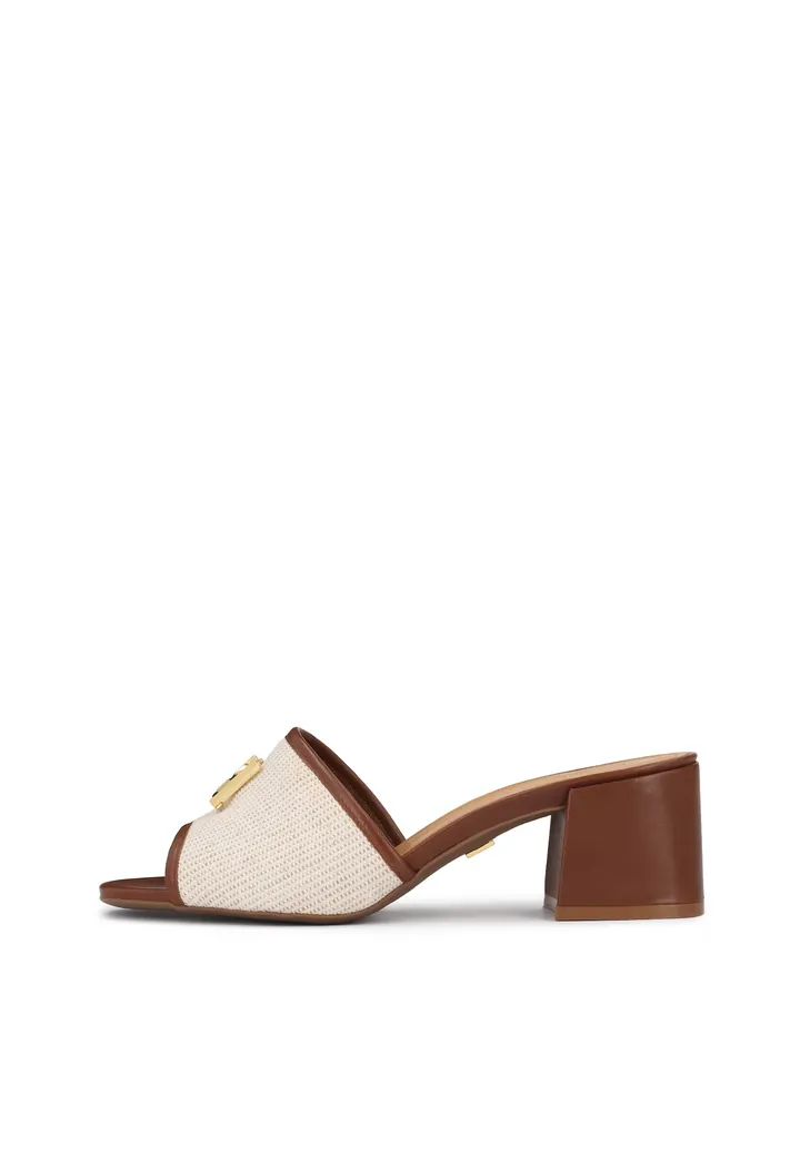 Kazar Zapatos abiertos crema / marrón