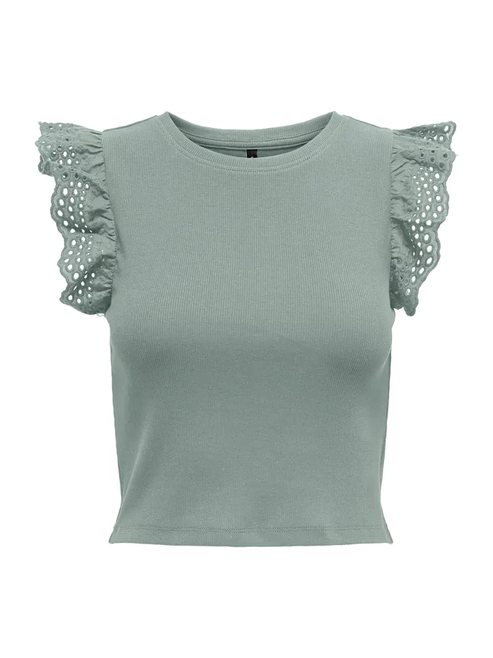 ONLY Camiseta 'ONLMATHILDA' verde pastel