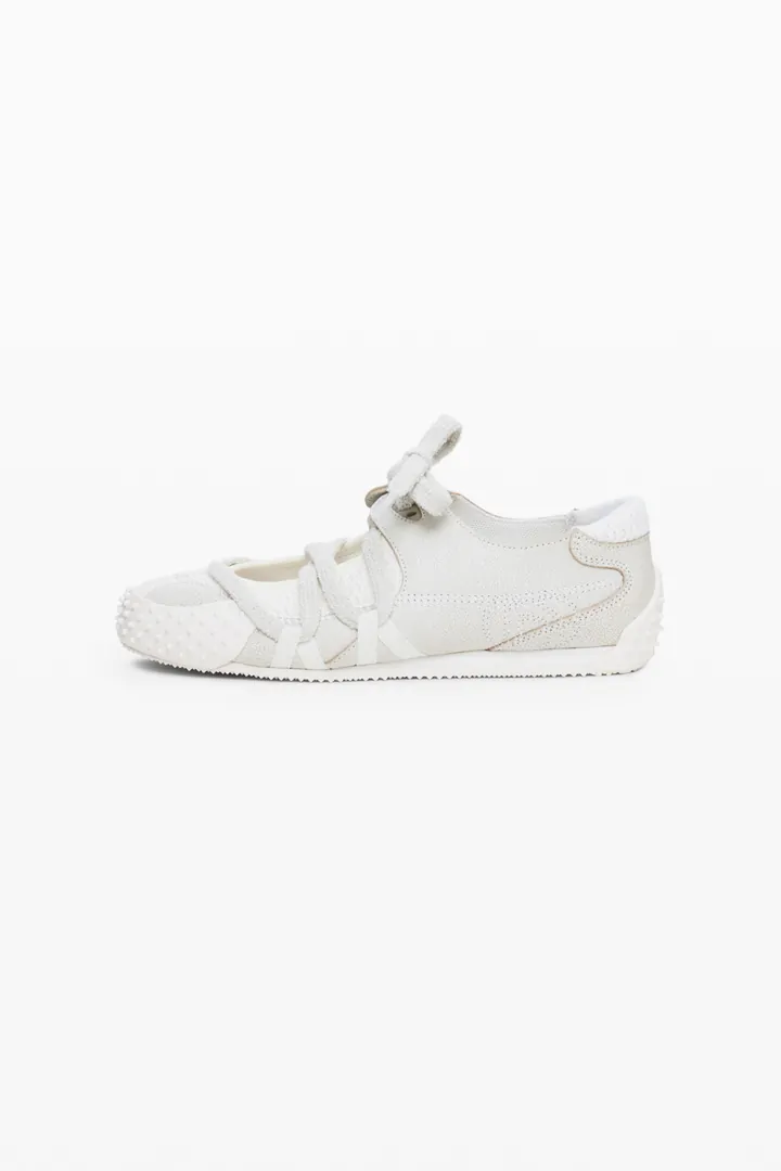 Desigual, ZAPATILLA TEJIDO CRUDO, Mujer, Cow Leather, Blanco, 36