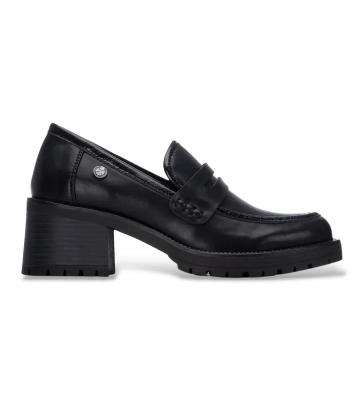 Xti para mujer. 14608401-NEGRO Mocasines 146084 negro (36), 5 a 8cm, Ninguno, Casual, Clásico