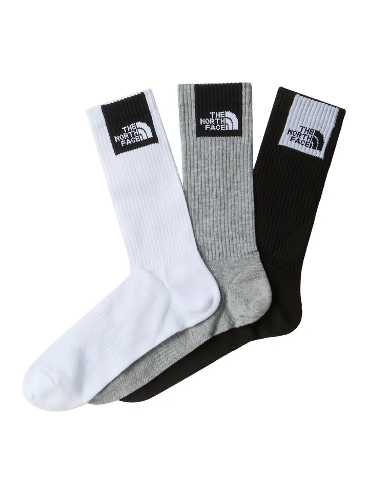 THE NORTH FACE Calcetines gris moteado / negro / blanco